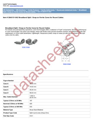 28A5131-0A2 datasheet  